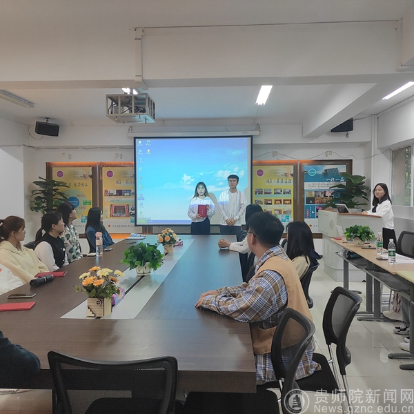 我校新媒体协会开展海报设计大赛线下决赛活动 贵州师范学院新闻文化网